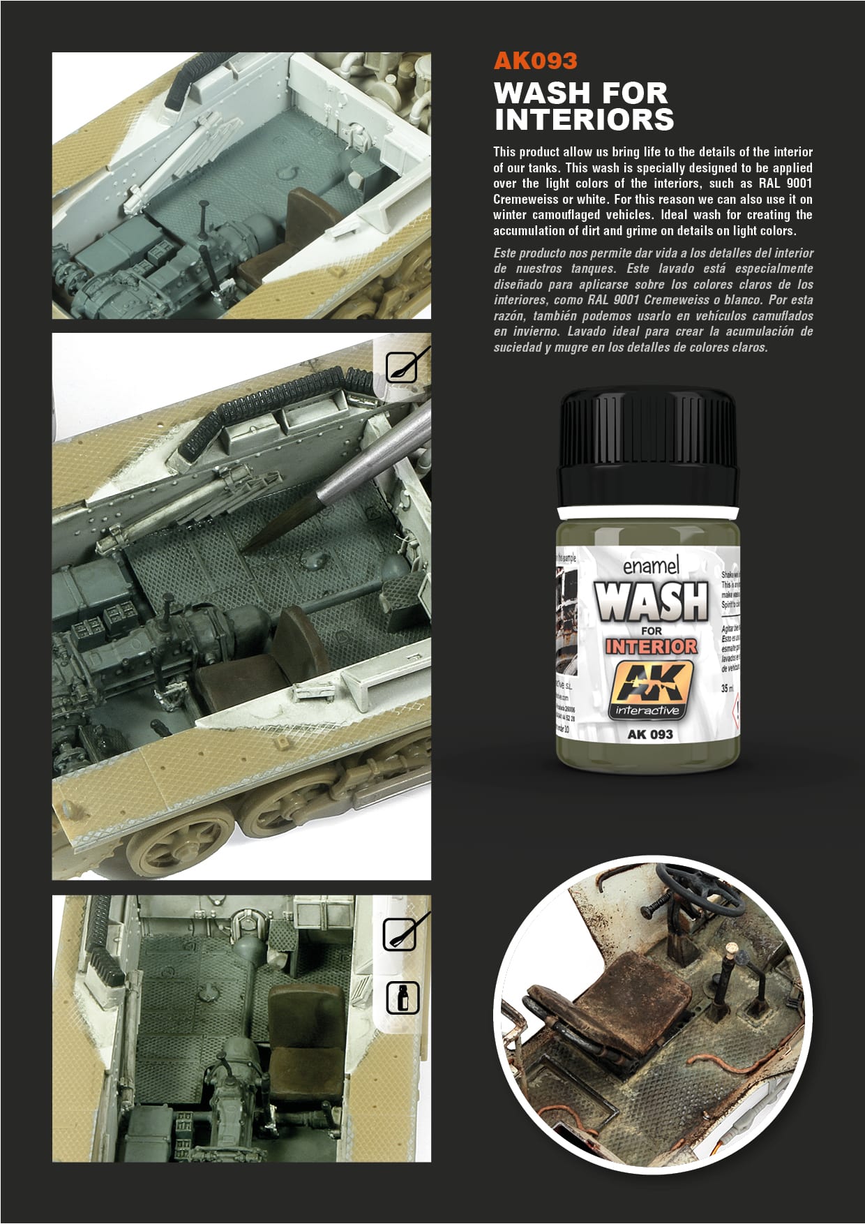 AK093 Wash For Interiors 35Ml