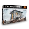 AK35019 Concrete Blocks Kit 1/35 Scale