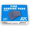 AK9018 Fine Sanding Pads 400 Grit. 4 Units