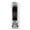 AK9088 Silicone Brushes Hard Tip Medium (Set Of 5)