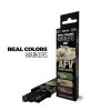 AK RCM108 Late German Afv Camo Colors - Set 3 Real Colors Markers