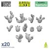 GSW 3D Printed - Cactus nopal in Resina 1:48-1:35