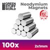 GSW Magneti Neodimio 2X1Mm - 100 Unità (N52)