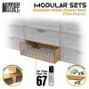 GSW Modulo cassettiera organizer per colori 17 ml