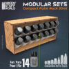 GSW Modulo cassettiera organizer per colori 30 ml (Compact)